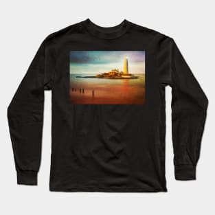 St Marys Lighthouse Long Sleeve T-Shirt